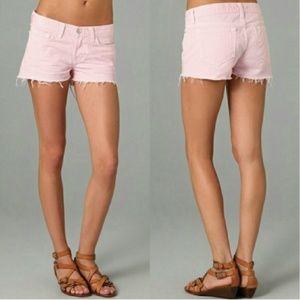 J Brand Light Pink Jean Shorts